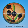 Morden olive design ceramic oil bottle